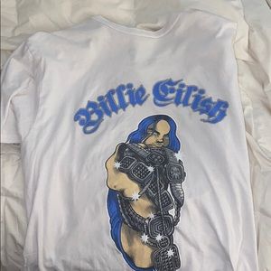 over sized billie eilish tee shirt